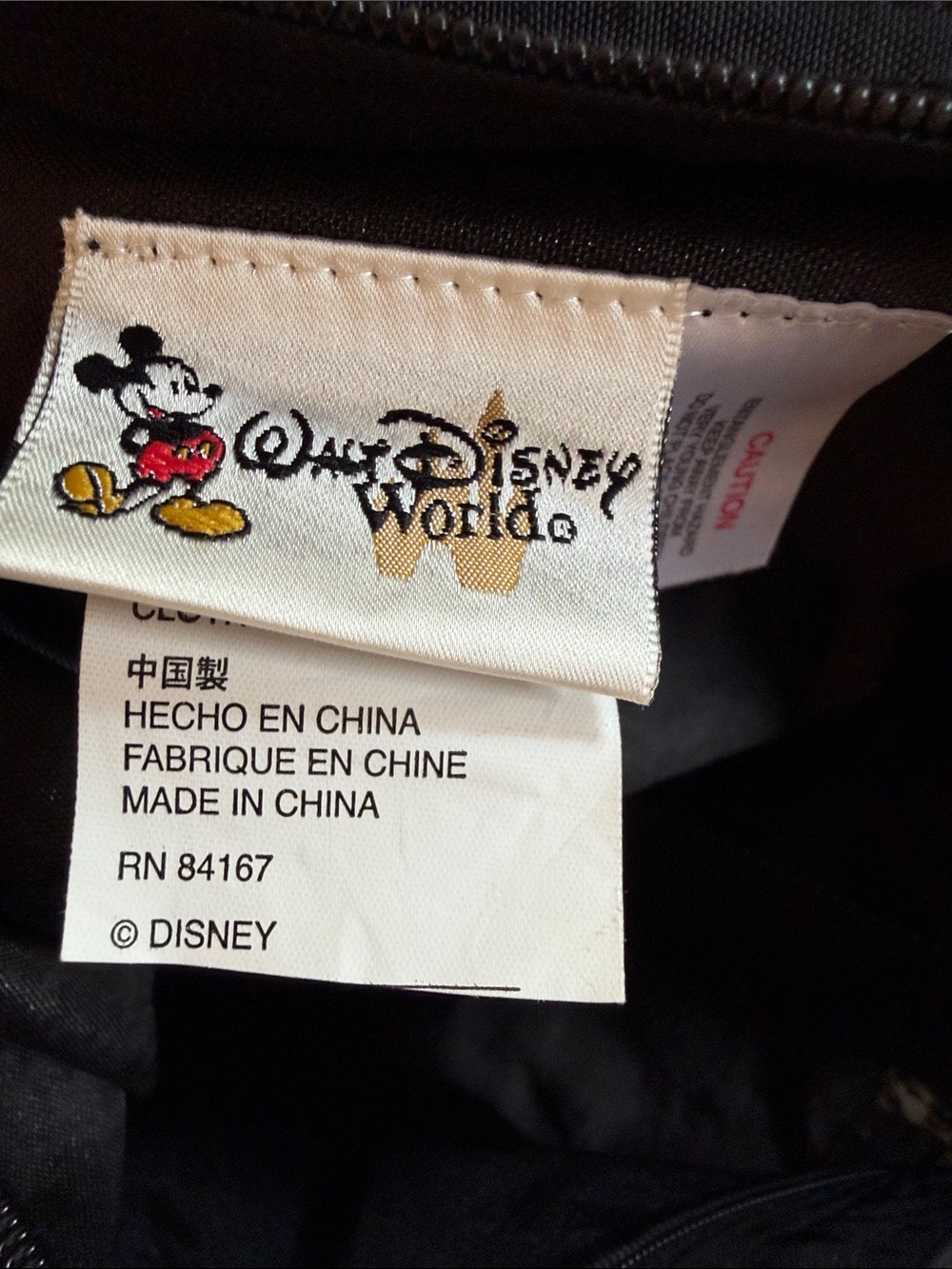 Vintage Y2K/90’s Walt Disney World Character Letter Embroidered Tote Bag - Picture 4 of 5